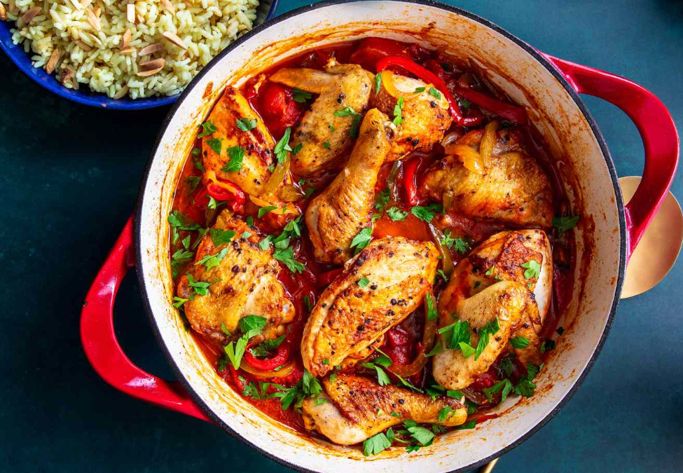 Learn how to cook Poulet Basquaise at Kitchen Social Dallas